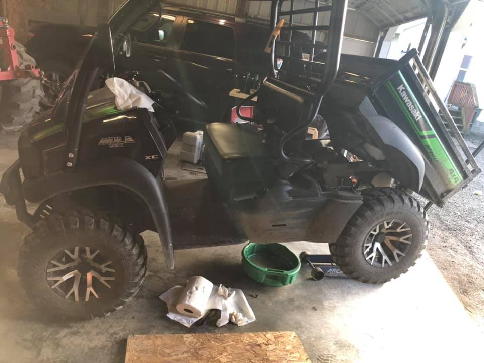Kawasaki Mule 2510 / 2520 Chassis Maintenance Schedule